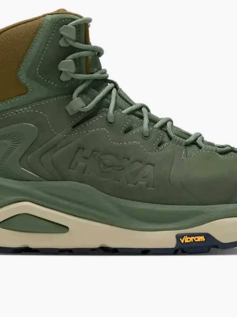 Hoka Men's Olive Green Mid-Top Trail Boot